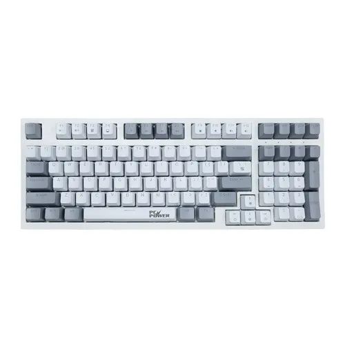 PC Power K98 RGB White Hot Swappable Mechanical Keyboard