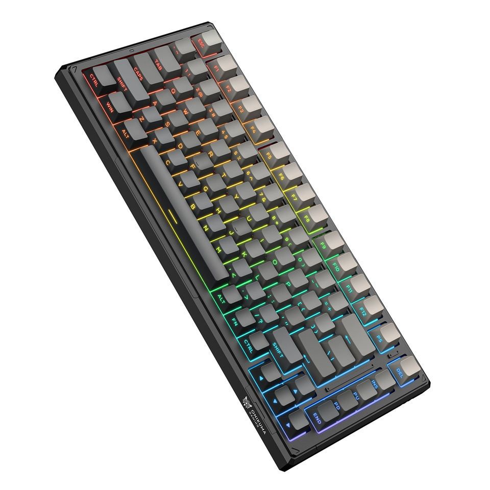 ONIKUMA G83 RGB Mechanical Keyboard 83 Keys Tri-mode Gasket Mounted Mechanical keybaord