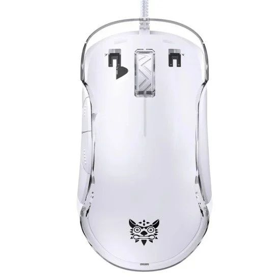 ONIKUMA CW925 12800 DPI RGB Backlit Wired Transparent Gaming Mouse