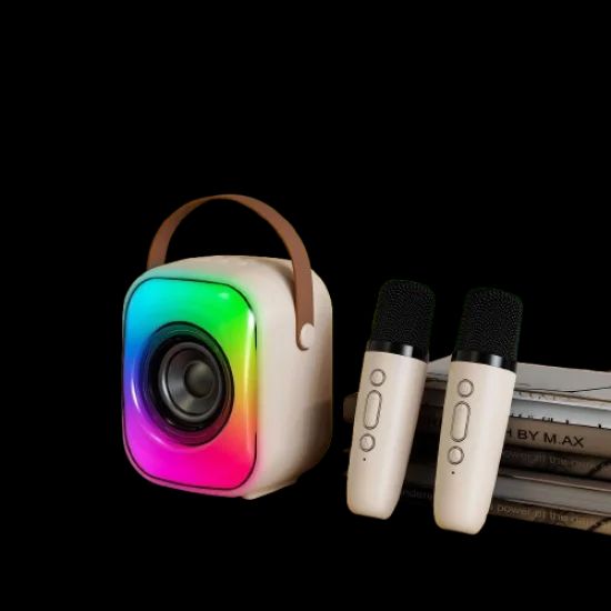 ONIKUMA L7 K Song RGB Light Bluetooth-compatible Speaker Dual Wireless Microphone