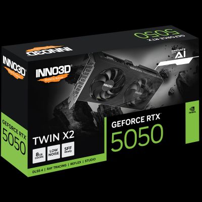 INNO3D GeForce RTX 5050 TWIN X2 8GB GDDR6 Graphics Card