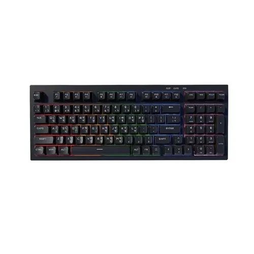 PC POWER BLACK KINGHT SILENT-98  GAMING WIRED KEYBOARD