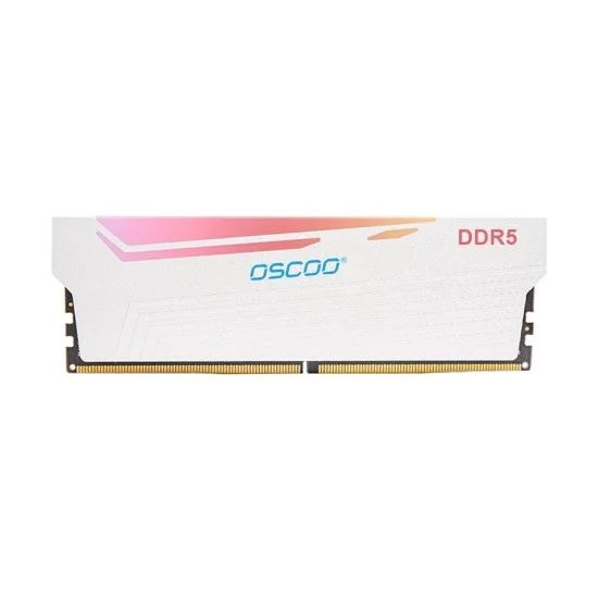 Oscoo 16GB DDR5 6000MHz White Heatsink Desktop RAM #OSC-D5-R500-RADIANTX