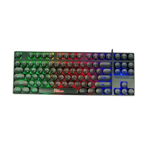PC Power K87 RGB Wired Gaming Keyboard with Bangla