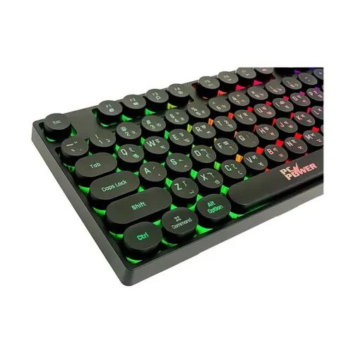 PC Power K87 RGB Wired Gaming Keyboard with Bangla