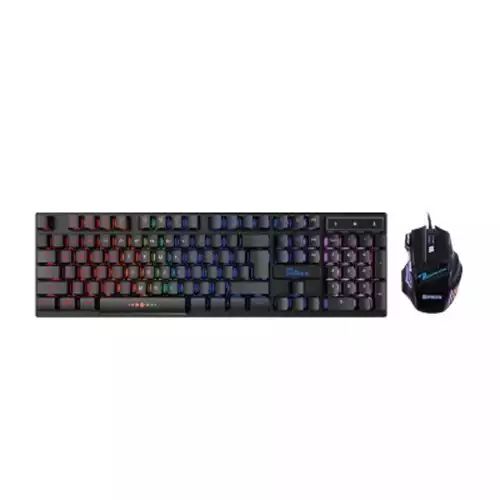 PC Power PGC801G12 Wired Keyboard & Mouse Gaming Combo