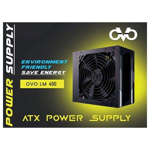 OVO OPS-P4-450 (Black) Energy Saving 450W ATX Power Supply
