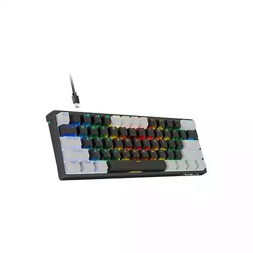 AULA F3261 Type-C Hot Swappable RGB Mechanical Gaming Keyboard Grey Black