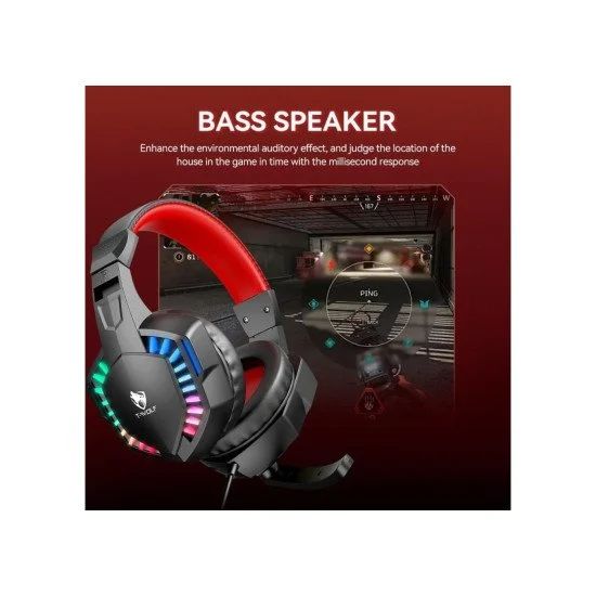 T-WOLF H120 RGB Wired Gaming Headphones