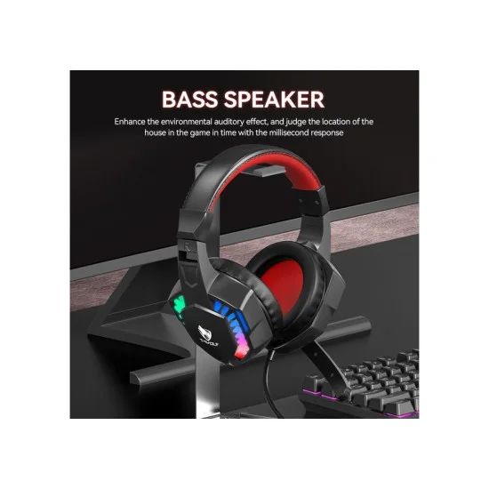 T-WOLF H120 RGB Wired Gaming Headphones