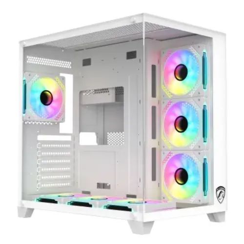 PC POWER  ICEBERG V3  GAMING  CASE (7 ARGB  INFINITY  FAN)# V3 WH