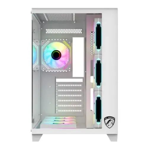 PC POWER  ICEBERG V3  GAMING  CASE (7 ARGB  INFINITY  FAN)# V3 WH