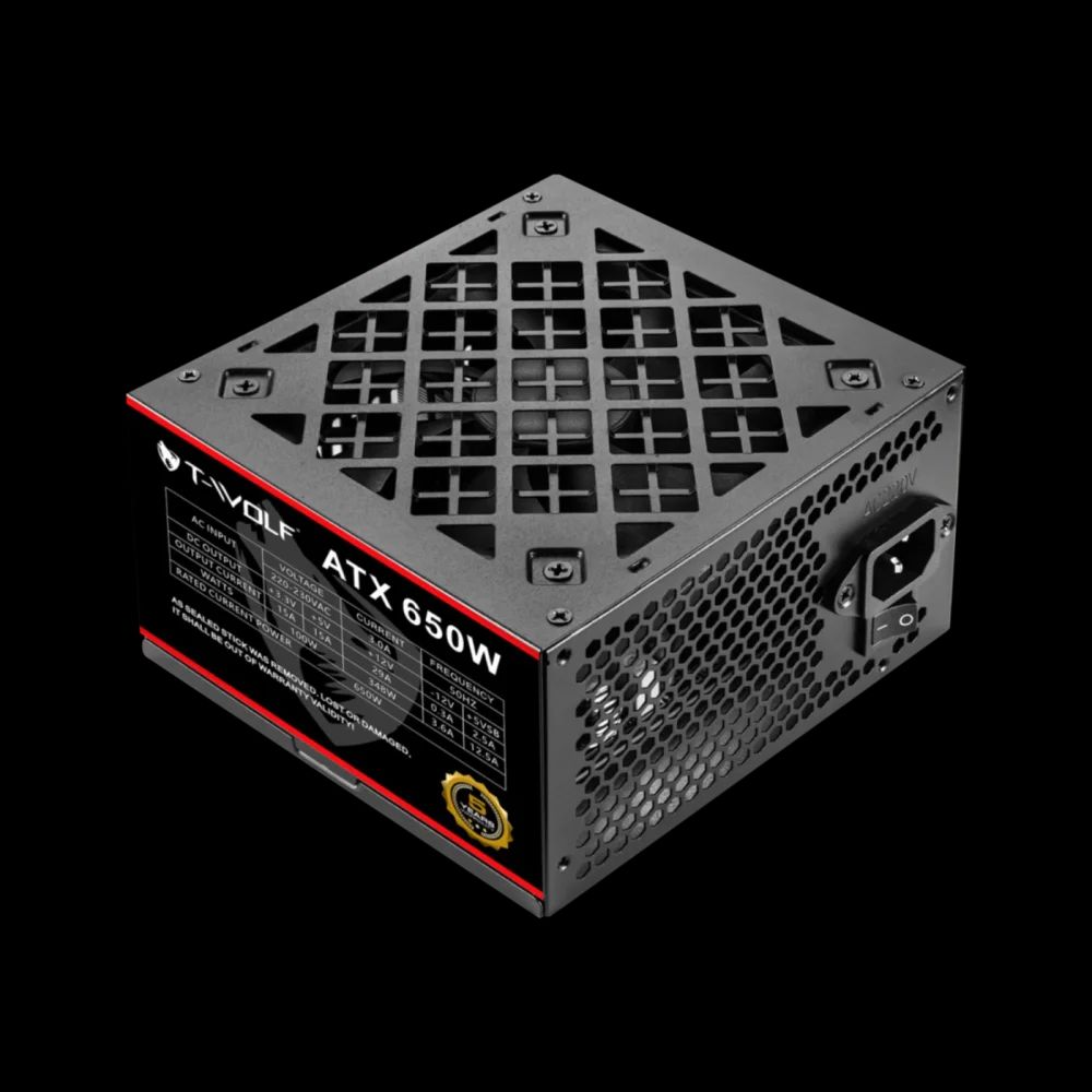 T-Wolf PHANTOM P650 650W ATX Power Supply