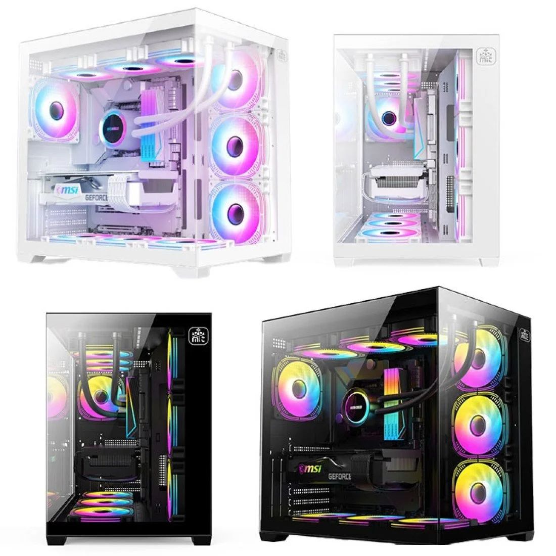 T-Wolf City Ranger X7 ARGB Mid-Tower ATX Gaming Case