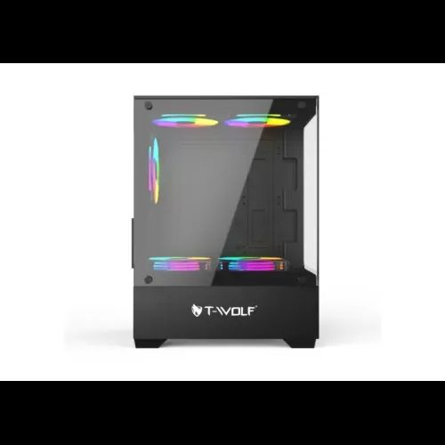 T-WOLF ICE COOLER+5 ARGB FAN(REST+ MB CONNECT) BLACK
