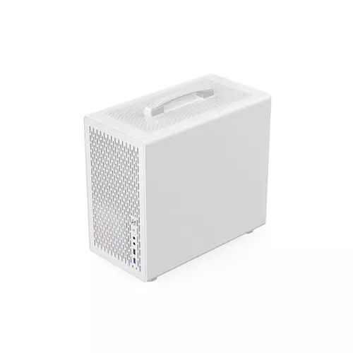 T-Wolf XPLENDER X5 BH ARGB M-ATX Portable Casing (White)