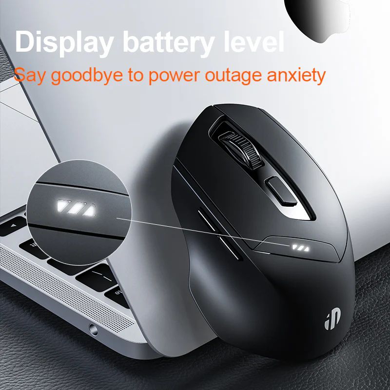 inphic® DR01 Bluetooth and 2.4G Wireless Mouse