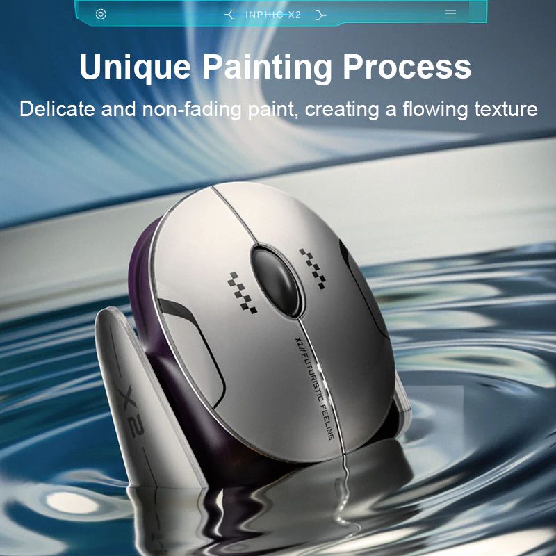 inphic® X2 Bluetooth and 2.4G Wireless Mouse