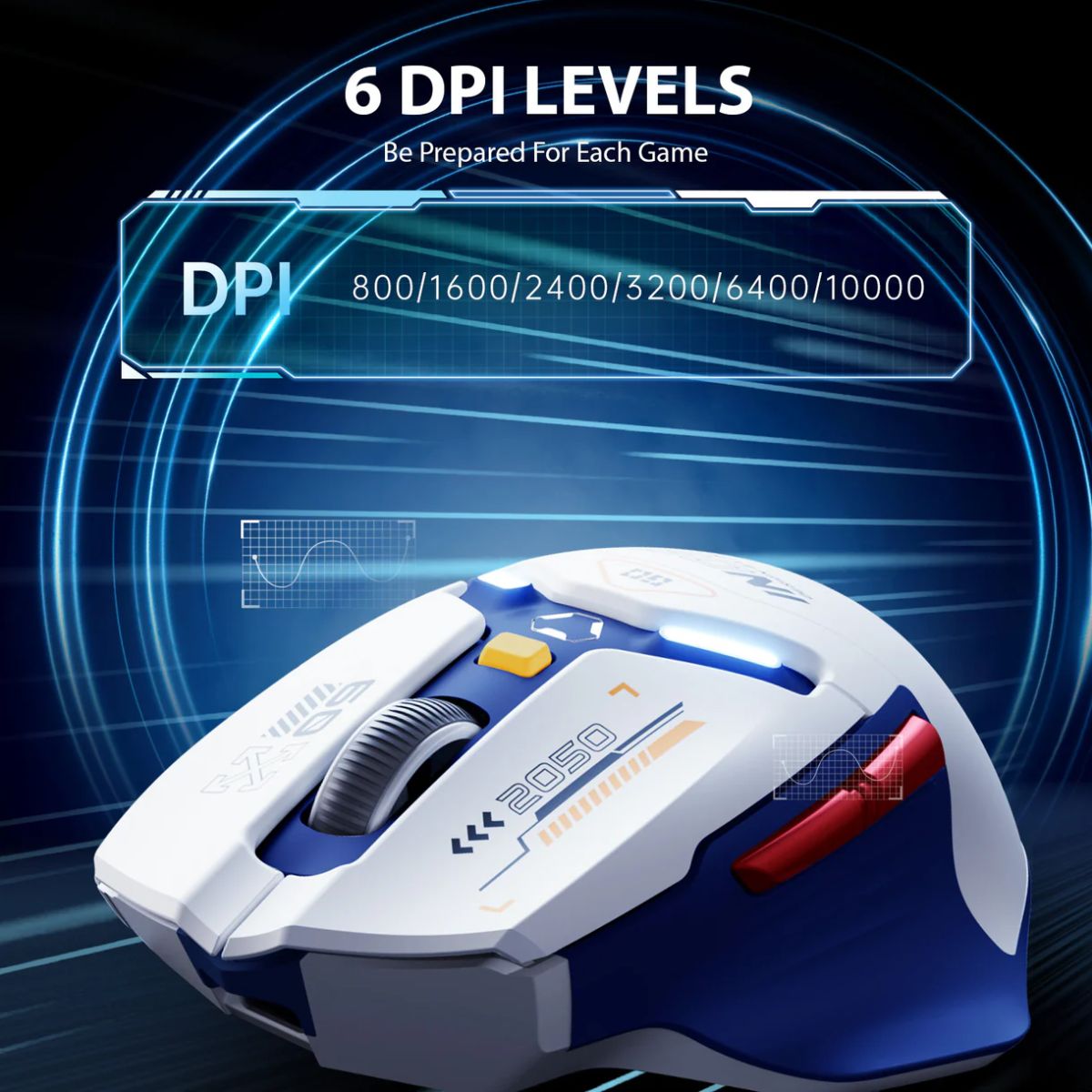 Inphic IN9 Tri-Mode Wireless Gaming Mouse