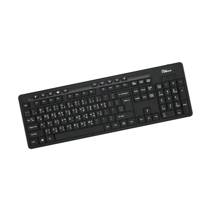 Pc Power 602 Wired Black Standard Office Keyboard with Bangla