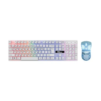 PC Power PGC801BG13 RGB Wired Gaming Keyboard Mouse C